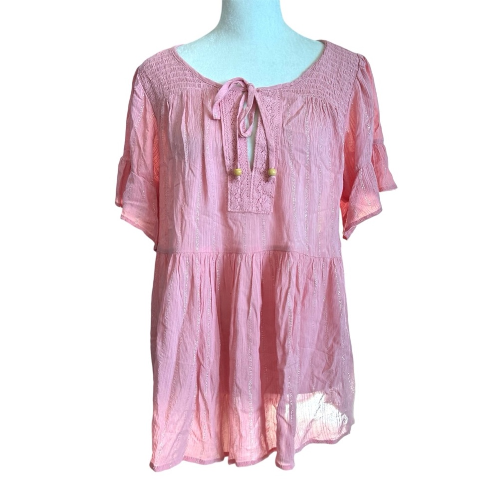 CULT OF DESIGN boho top, size M, NWT